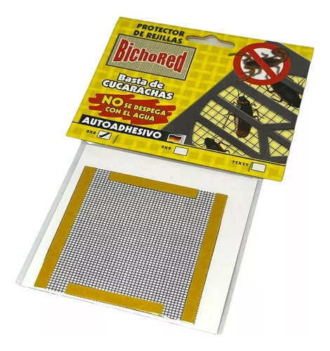 Rejilla Anti Plagas Autoadhesiva Protector Piso 9 X 9 Cm 