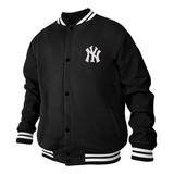 Jaqueta New York Ny Moletom College Bordado Blusa Yankees