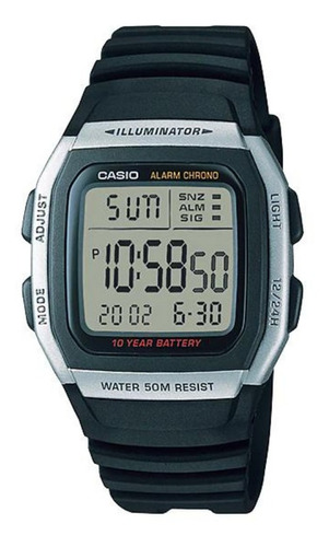 Relogio Casio Masculino Digital Resina Preto/cinza Original