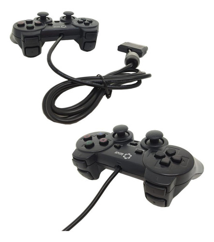 Controle Para Ps2 Com Cabo Lotus Lt-ct007