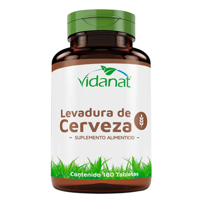 Levadura De Cerveza 180 Tabletas Vidanat Sabor Sin sabor | MercadoLibre