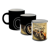 Taza Magica Vehiculos Classic Motocicleta Vintage