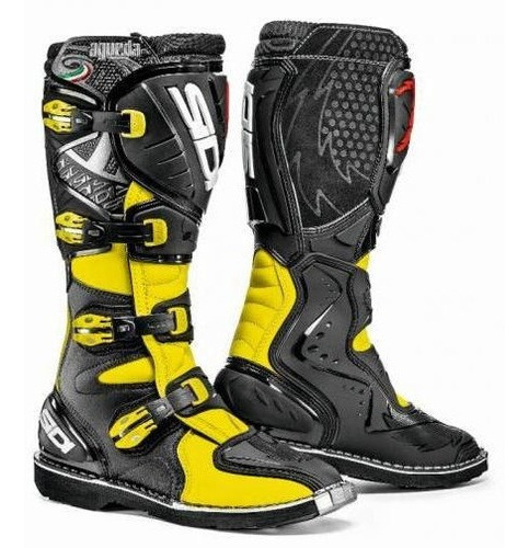 Botas Moto Agueda Amarillo Fluo Negro Sidi Original