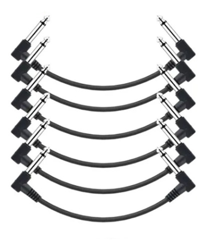 Cable De Conexión Para Pedal De Efecto Guitarra 6 Piezas