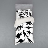 Fundas Para Edredones - Ambesonne Dinosaur Duvet Cover Set, 