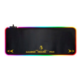 Mouse Pad Gamer Xl Rgb Retroiluminado Aoas S4000 80x30x0.4cm Color Negro