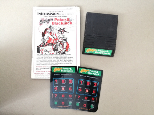 Video Juego Poker & Blackjack Para Intellivision