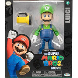 Nintendo The Super Mario Bros Movie Figura Articulada Luigi