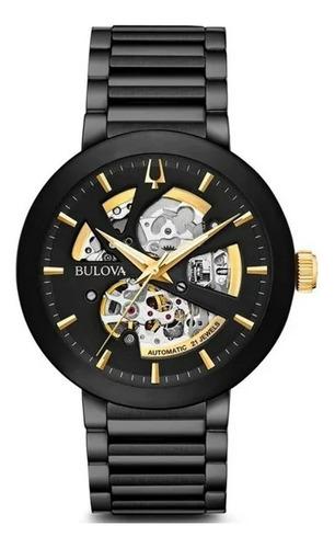 Reloj Bulova Automático Skeleton Caballero 98a203