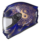 Casco Para Moto Scorpionexo R420 Full F Color Azul Talla  Xl