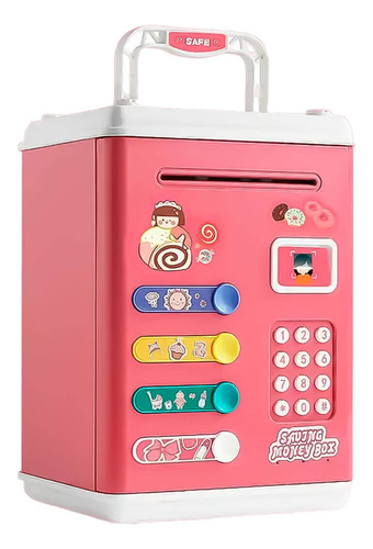 Cofrinho Infantil Digital Eletrônico Automático Com Senha
