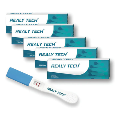 Prueba Rápida De Embarazo Realy Tech C\u002F5 Pz | Meses sin interés