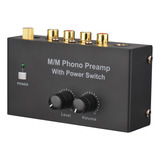 Altavoz Y Preamplificador M/m Pulgadas, Interruptor De Salid