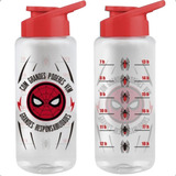 Garrafa Squeeze Motivacional Academia Spiderman 1l Água