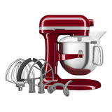 Batidora De Pie Kitchenaid C/tazón Elevable 6.6l Color Rojo