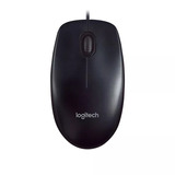 Logitech M90 Mouse Usb De Tamaño Normal, Cómodo, Con Cable