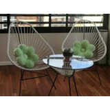 Juego Acapulco4 Sillones +mesa(vidrio De Regalo)entrego Ya! 