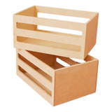 X15 Mini Cajoncito 10x15cm Verdulero Fibrofacil Armado