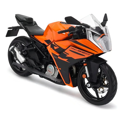 Ktm Rc 390 Motocicleta A Escala 1:12 Maisto Color Naranja | Envío gratis