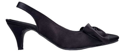 Zapatilla Mujer Tacón Bajo 5cm Elegante Moño Bella Loparr 58