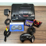Sega Mega Drive + Everdrive + Controle 8bitdo (completo)