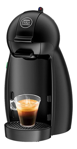 Cafetera Nescafé Moulinex Dolce Gusto Piccolo De Corte Manual Negra Para Cápsulas Monodosis 220v