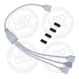 Cable Splitter Rgb 1x3 Rgb 4 Pines Mothers Tiras Led Blanco