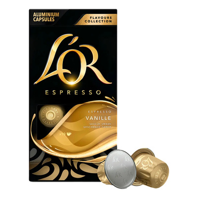 Cápsulas Café Espresso Baunilha L'or 10 Un Nespresso Compatível | MercadoLivre