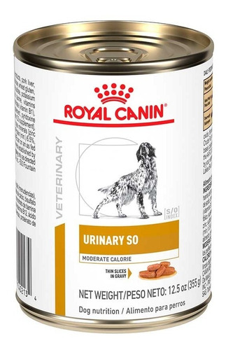 12 Latas Royal Canin Vet Urinary Moderate Calorie 355 Gr 