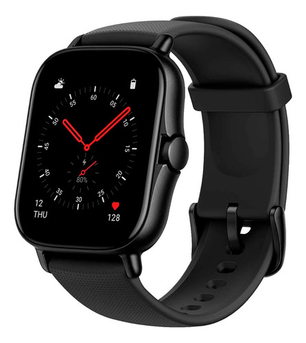 Reloj Inteligente Amazfit Gts 2 Smartwatch 1.65´´ Color De La Caja Midnight Black Color De La Malla Midnight Black