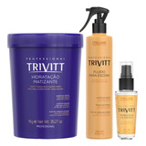 Kit Creme De Hidratação Profissional Itallian Trivitt Fluido