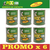 6 Poxiran Lata 225g Adhesivo De Contacto Sin Tolueno