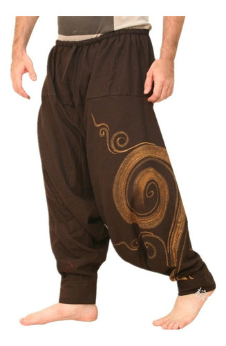 Pantalones Harem Casuales Para Hombre Pantalones Hippie