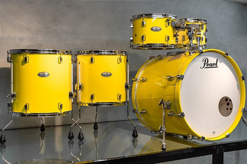 Bateria Pearl Decade High Gloss Solid Yellow 22 10 12 14 16