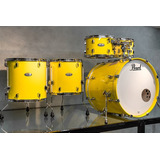 Bateria Pearl Decade High Gloss Solid Yellow 22 10 12 14 16