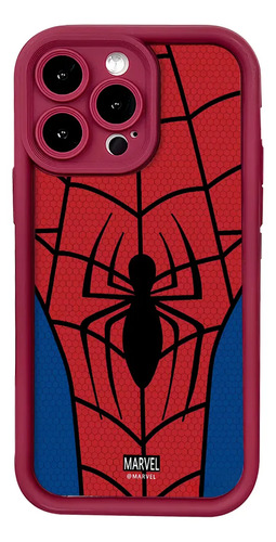 Funda Para iPhone Carcasas Marvel Spider-man Juvenil Única Moderna Colorida Atractiva