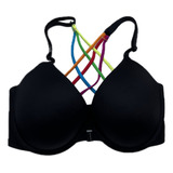 Corpiño Pink Victoria's Secret Color Negro