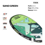 Raquete Beach Tennis Nox Sand Green Cor Verde