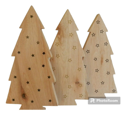 Árbol De Navidad Deco En Madera