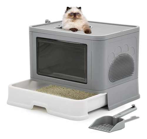 Yitahome - Caja De Arena Para Gatos Cerrada Grande Con Tapa,