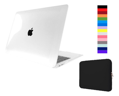 Kit Capa Case Para Macbook New Air 13.6 A2681 M2 2022 + Bag