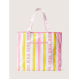 Bolsa Tote Victorias Secret Pink Summer Glow 100% Original 