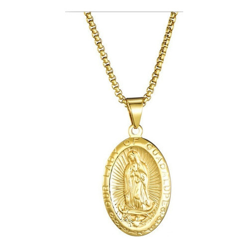 Collar Medalla Virgen María Nuestra Señora De Guadalupe