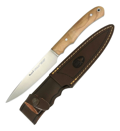 Cuchillo Muela Criollo-14ol De 14 Cm. Con Mango De Olivo.