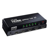 Divisor Splitter Hdmi 4k 1x4 Distribuidor Para 4 Pantallas 