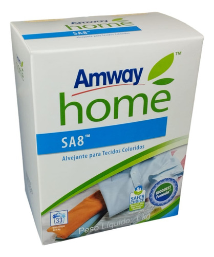 Sa8 Alvejante Para Tecidos Coloridos 1kg Amway Home