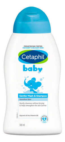  Baño Liquido De Cabeza A Pies Baby Bebe Cetaphil X 300 Ml