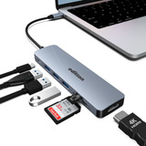 Usb C Hub, Oditton Usb C Docking Station 7 In 1 Usb Hub Mult