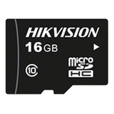 Memoria Micro Sd 16 Gb Hikvision Clase 10 Especial Para Cctv