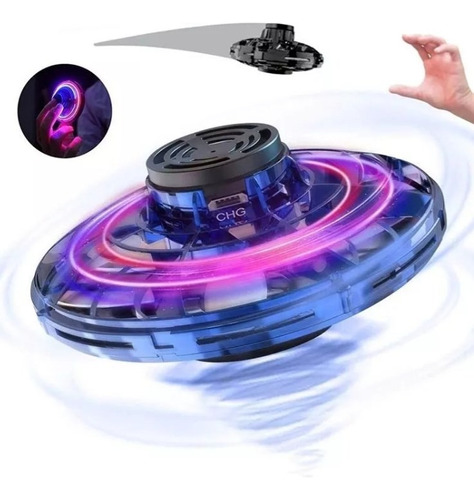 Spinner Volador Fly Nova Mini Dron Fidget Luces Juguete Niño
